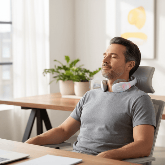 NECKVIBE – Smart vibration and heat neck device for deep relaxation 1