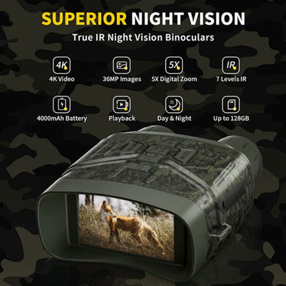 NOCTIVIEW – Digital infrared night vision binoculars with 4K resolution & 36MP camera 2