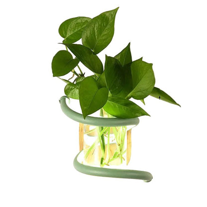 NORDLUME – Nordic Wooden Outdoor Wall Vase Lamp with LED Lighting 7