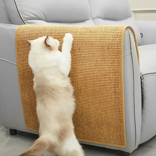 Natural Sisal Cat Scratcher Mat for Furniture Protection - Durable & Safe 0