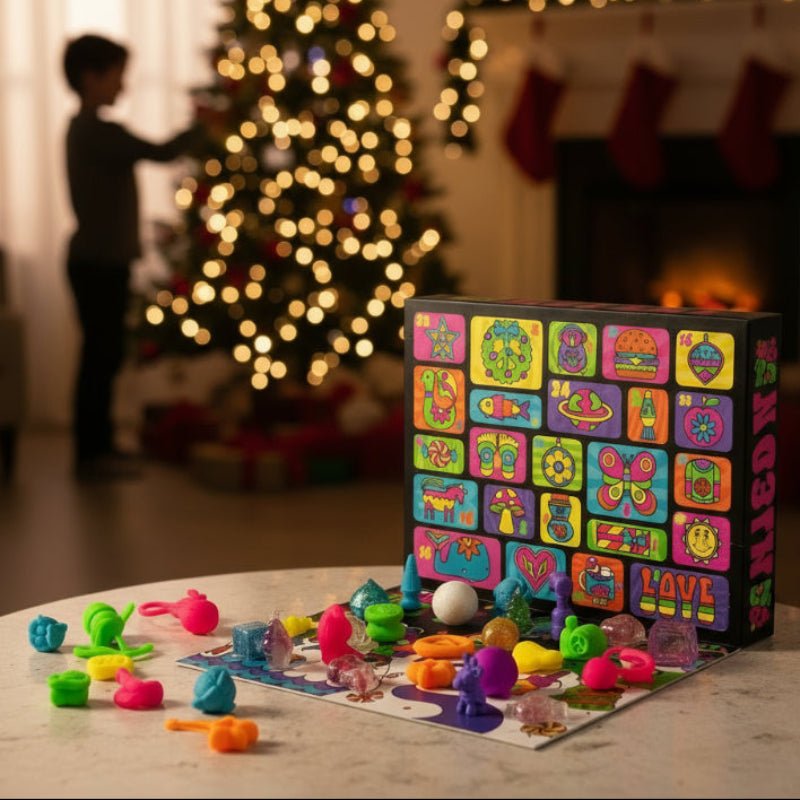 Nee Doh - Advent Calendar with 24 Mini Fidget Toys for Christmas Countdown 0