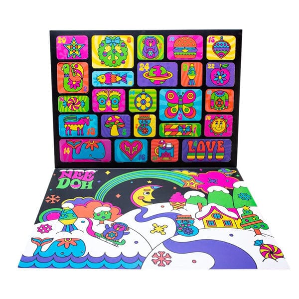Nee Doh - Advent Calendar with 24 Mini Fidget Toys for Christmas Countdown 2