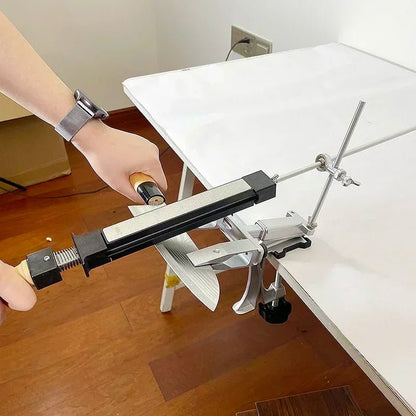 New Upgraded2024 Fixed Angle Knife Sharpener 360° Rotary Knife Household Whetstone Diamond Sets Kitchen Professional Sharpening 6