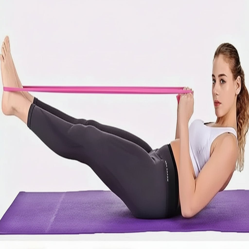 Non-Latex Resistance Bands - Full-Body Workout & Stretch Bands for Fitness 4