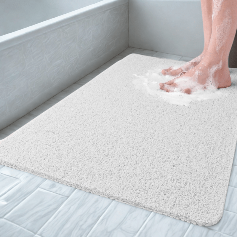 Non-Slip Shower Mat - Quick Drying, Hygienic PVC Bath Mat for Safety and Comfort 1