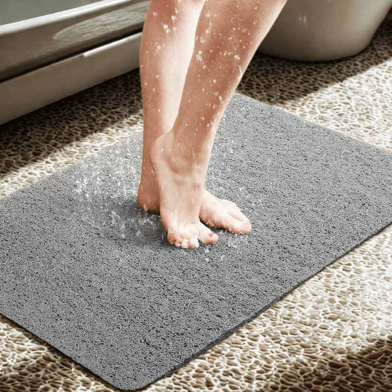 Non-Slip Shower Mat - Quick Drying, Hygienic PVC Bath Mat for Safety and Comfort 7