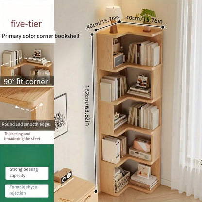 NordVerge Solid Wood Corner Cabinet | Space-saving storage for modern living 3