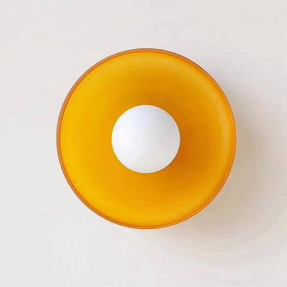 NORDILUX – Nordic Glass Ceiling Lamp with Transparent Shade and LED Compatibility