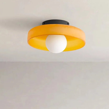 NORDILUX – Nordic Glass Ceiling Lamp with Transparent Shade and LED Compatibility