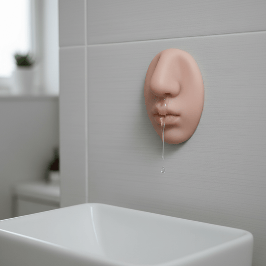 Nose-Shaped Wall-Mounted Soap Dispenser - Fun Silicone Design for Home Decor 1