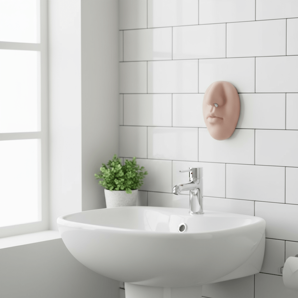 Nose-Shaped Wall-Mounted Soap Dispenser - Fun Silicone Design for Home Decor 2
