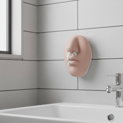 Nose-Shaped Wall-Mounted Soap Dispenser - Fun Silicone Design for Home Decor 4