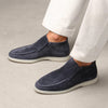 High Suede Loafers