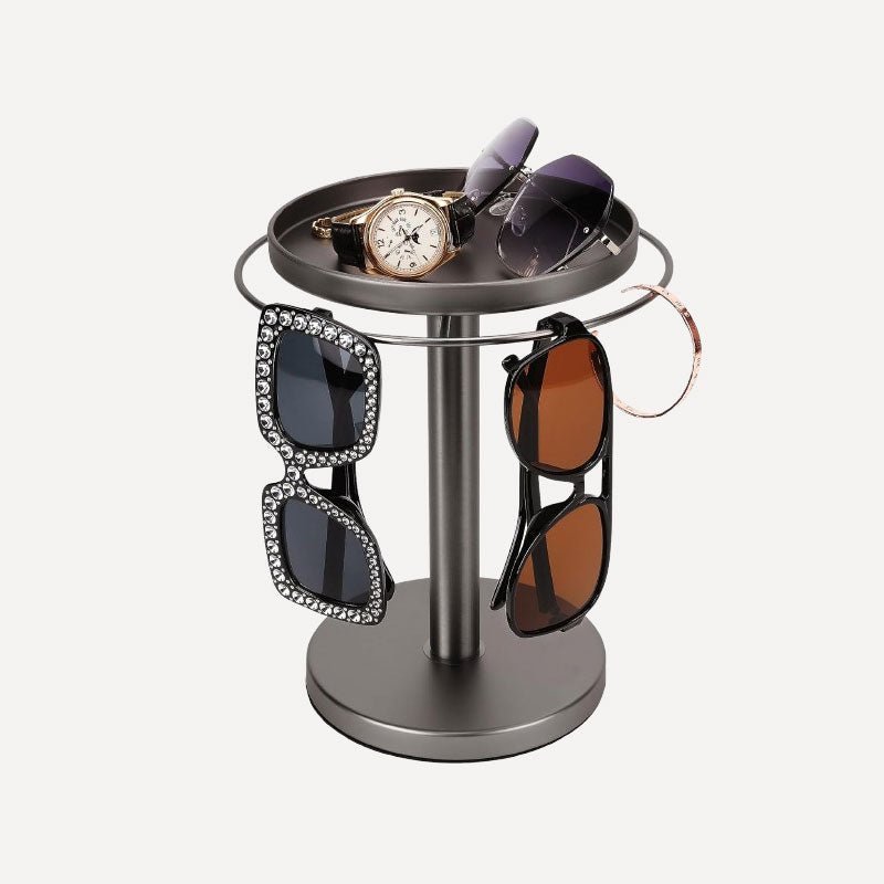 OPTITURN – 360° Rotating Glasses Stand with Compact Design & Versatile Functionality 1