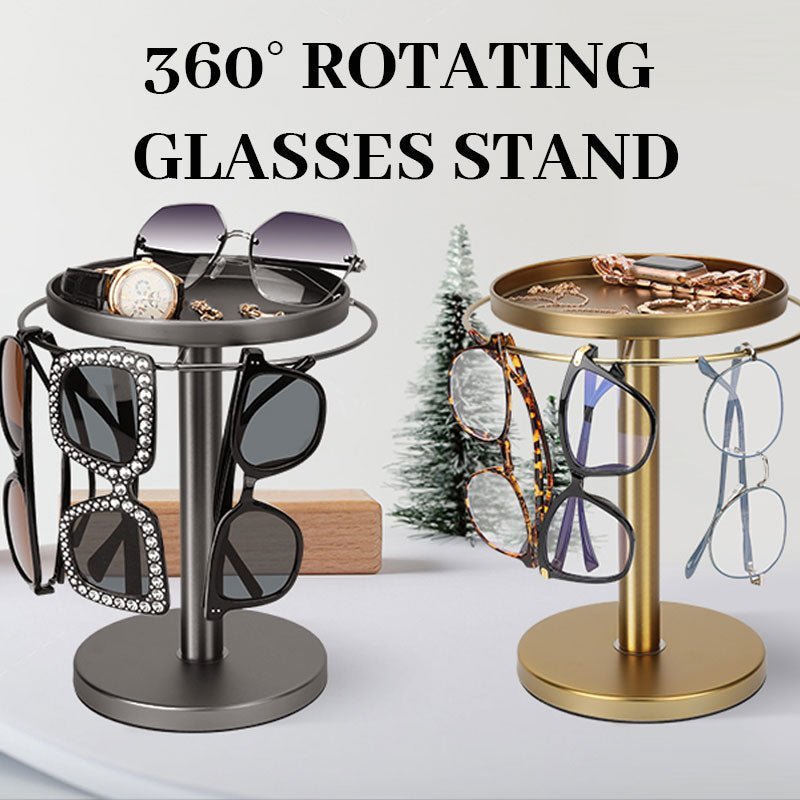 OPTITURN – 360° Rotating Glasses Stand with Compact Design & Versatile Functionality 2