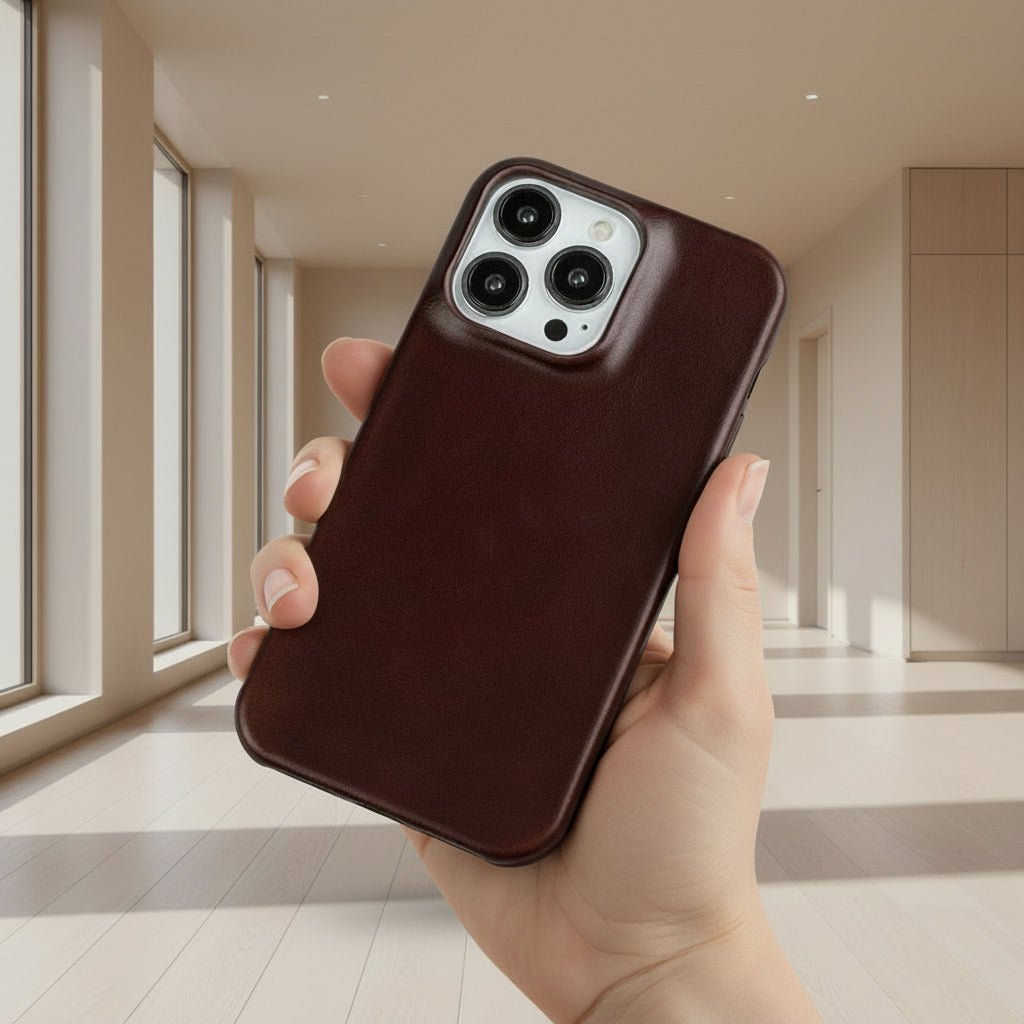 FINEWAX – Premium Oil-Wax Genuine Leather MagSafe iPhone Case