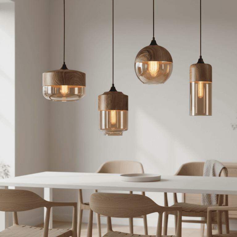 NORDLUNA – Stylish Scandinavian Wooden Ceiling Lamp