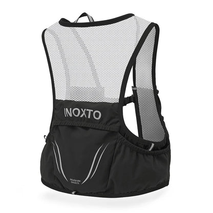 OutdoorHaven Trailrun Hydration Vest with 2 Soft Flasks and Reflective Stripes 0