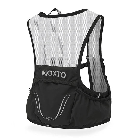 OutdoorHaven Trailrun Hydration Vest with 2 Soft Flasks and Reflective Stripes 0