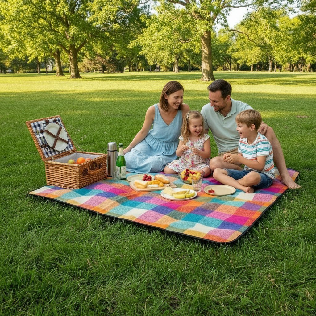 Outdoor Essentials - Waterproof Foldable Picnic Blanket for Comfort and Versatility 0