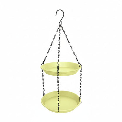 Outdoor Hanging Bird Feeder with Double Plates and Chain - Durable Anti-Rust Design 6