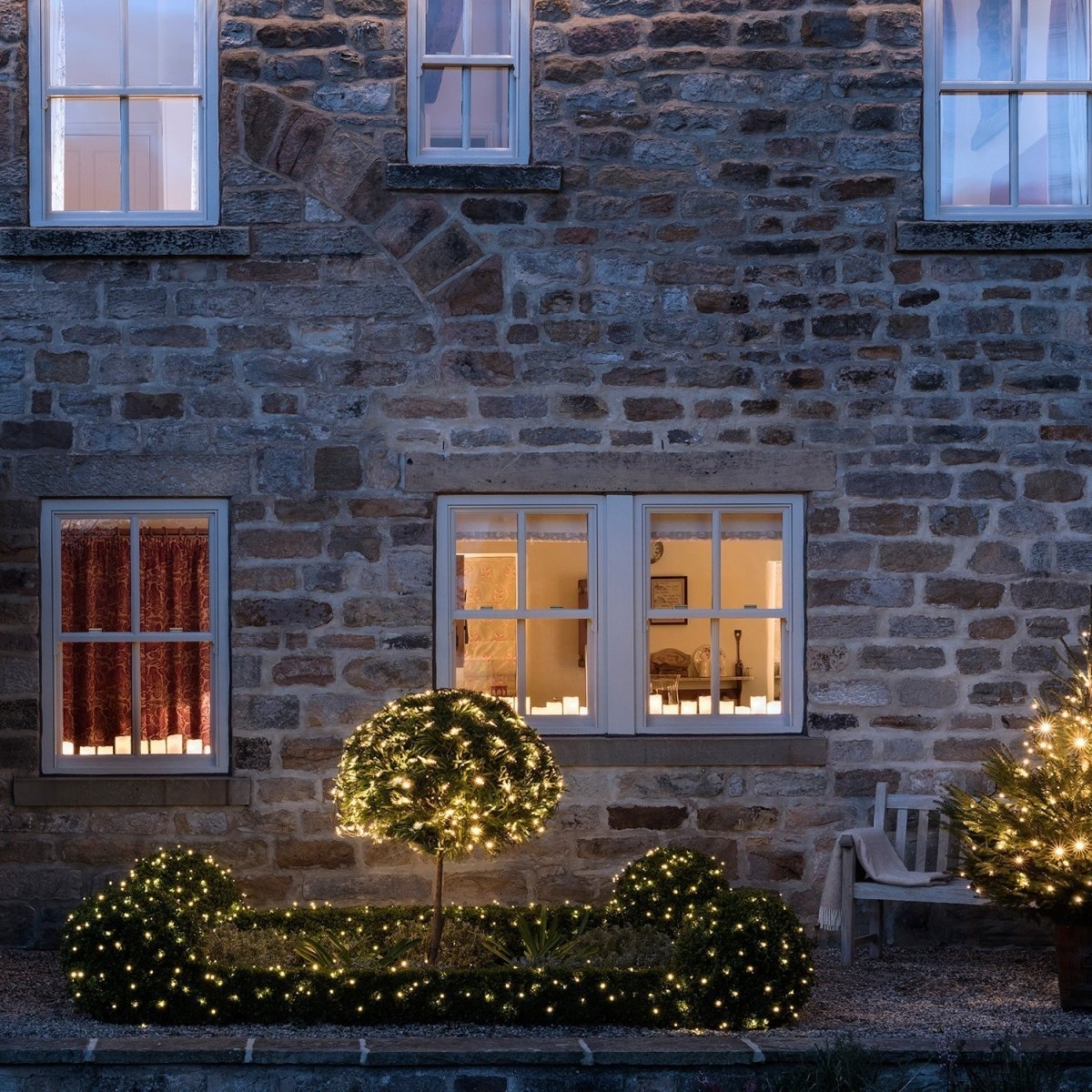 Outdoor LED Fairy String Lights - 10-20m Garden Decor for Festive Atmosphere 4
