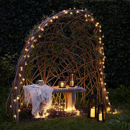 Outdoor LED Fairy String Lights - 10-20m Garden Decor for Festive Atmosphere 6