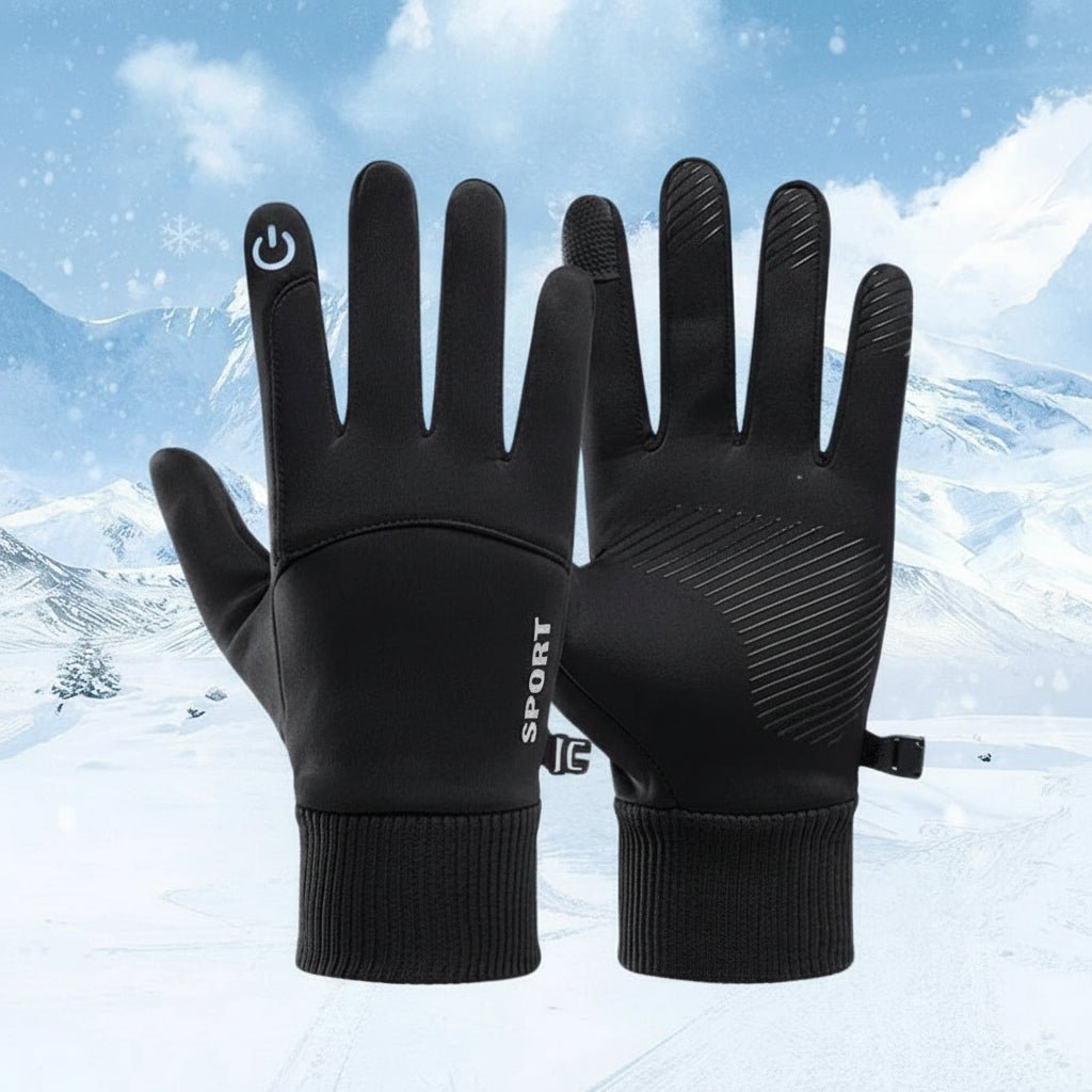 Outdoor Pro - Full Finger Waterproof Touch Screen Fleece Gloves for Winter Sports 0