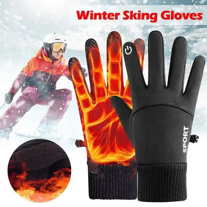 Outdoor Pro - Full Finger Waterproof Touch Screen Fleece Gloves for Winter Sports 2