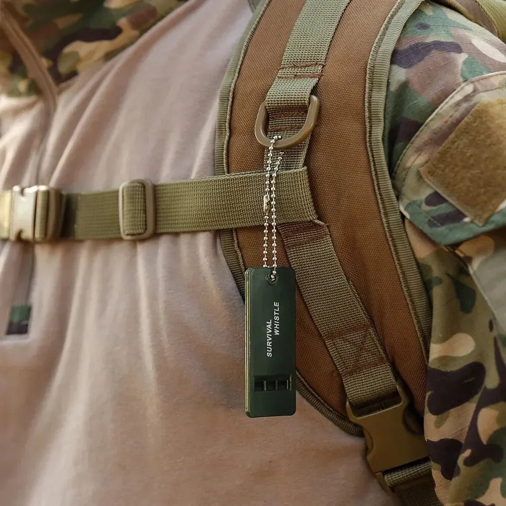 Outdoor Survival Whistle - 3-Frequency High Decibel Emergency Signal Tool 0