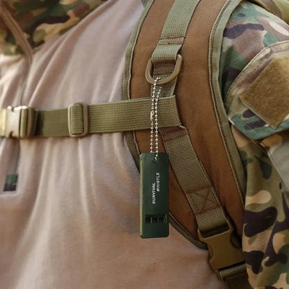 Outdoor Survival Whistle - 3-Frequency High Decibel Emergency Signal Tool 0