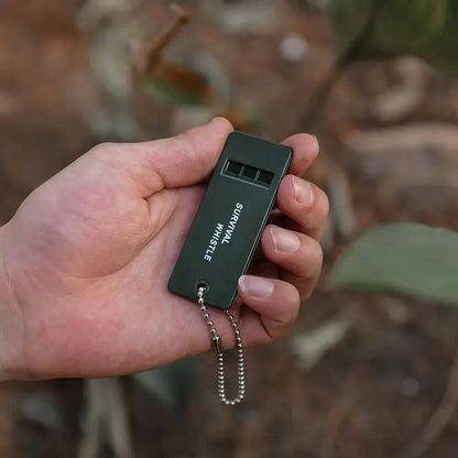 Outdoor Survival Whistle - 3-Frequency High Decibel Emergency Signal Tool 1