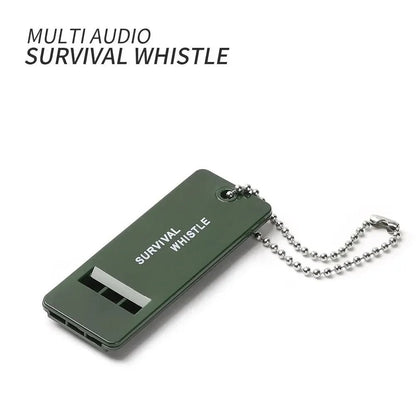 Outdoor Survival Whistle - 3-Frequency High Decibel Emergency Signal Tool 4