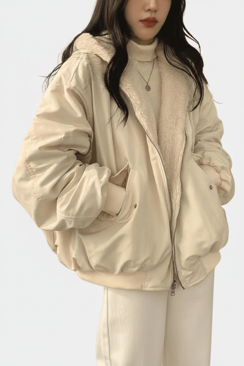 Oversized Puffer Jacket Women - Warm Winter Coat for Comfort & Style 2