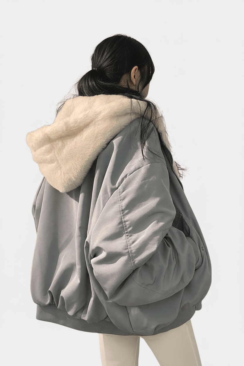 Oversized Puffer Jacket Women - Warm Winter Coat for Comfort & Style 3