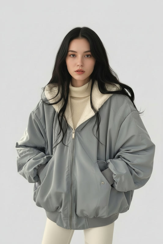 Oversized Puffer Jacket Women - Warm Winter Coat for Comfort & Style 4