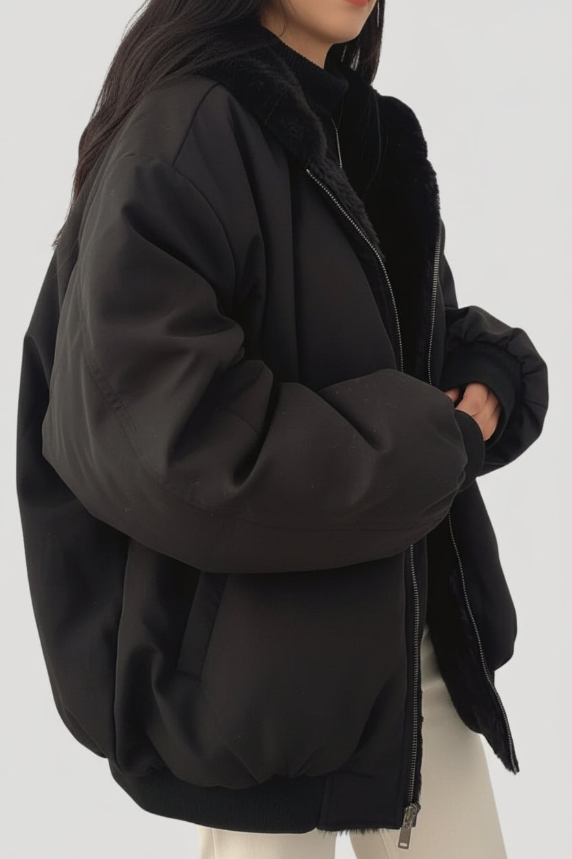 Oversized Puffer Jacket Women - Warm Winter Coat for Comfort & Style 5