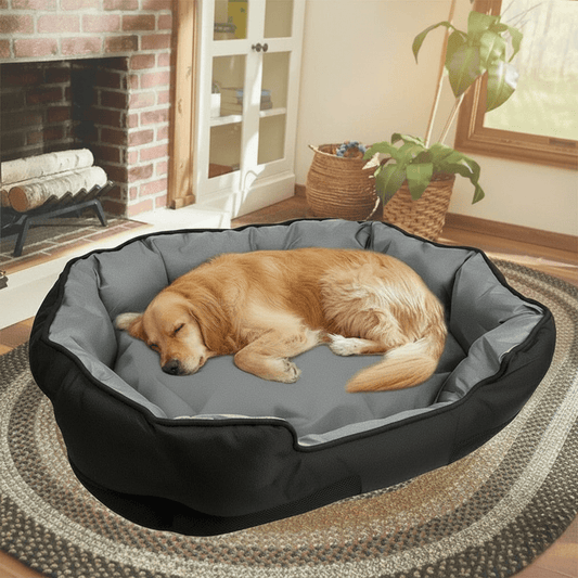PETSOFA – Orthopedic foam dog bed in a cozy, washable basket design 0