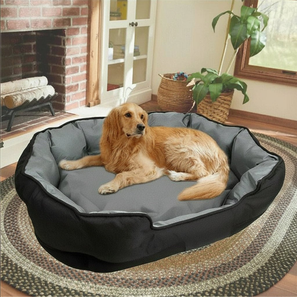 PETSOFA – Orthopedic foam dog bed in a cozy, washable basket design 4