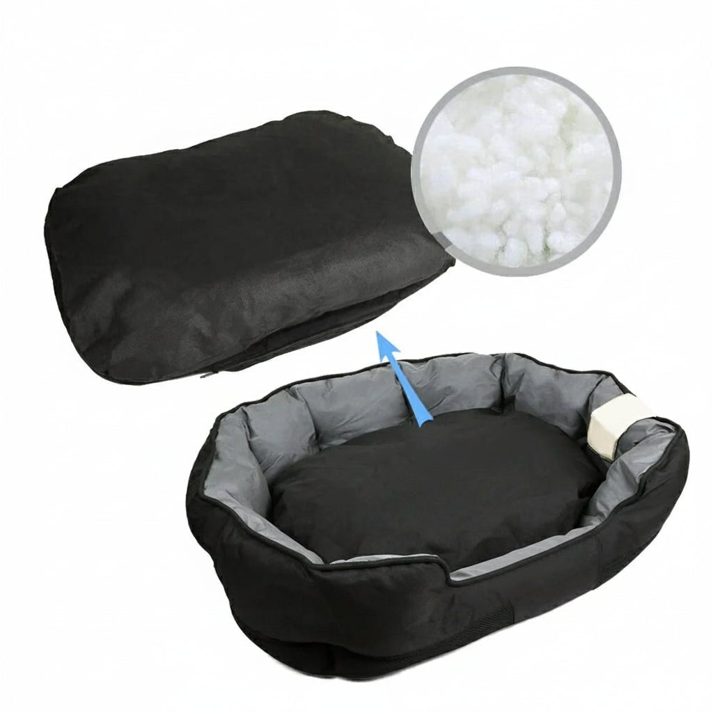PETSOFA – Orthopedic foam dog bed in a cozy, washable basket design 5
