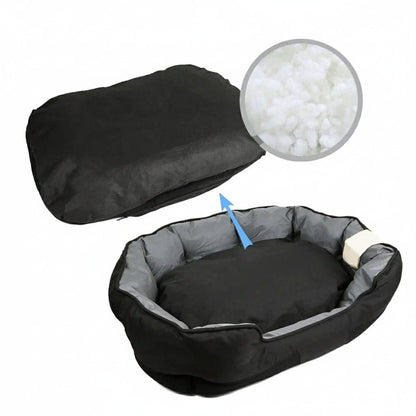 PETSOFA – Orthopedic foam dog bed in a cozy, washable basket design 5