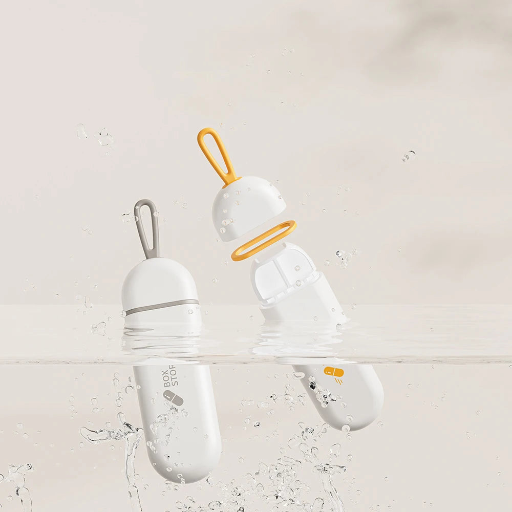 PILLTRIP – Travel Container Case Pill Box with Compact Size 2