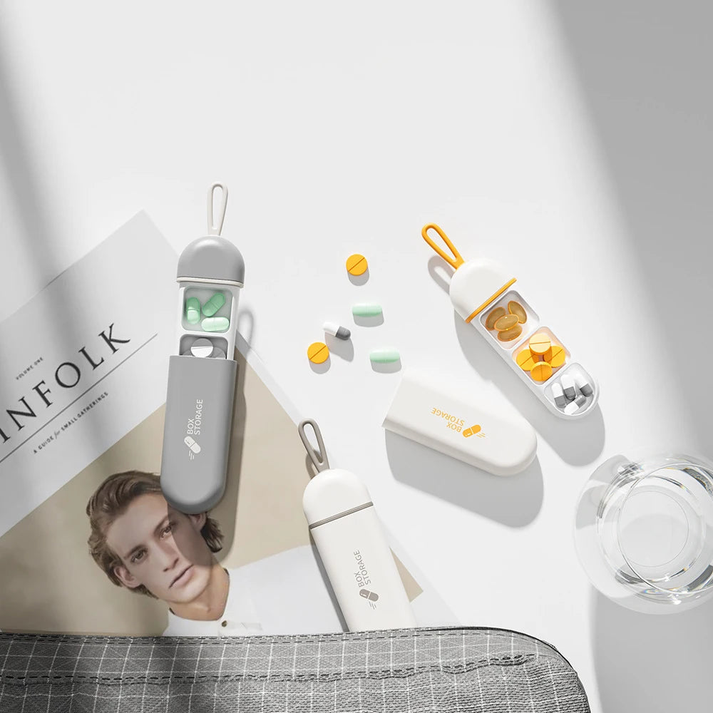 PILLTRIP – Travel Container Case Pill Box with Compact Size 3