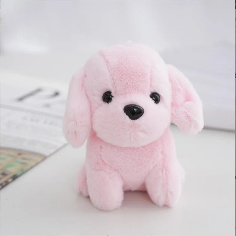 POOCHINI – Cute 12 cm mini plush dog with charm for bag decoration and gift ideas 0
