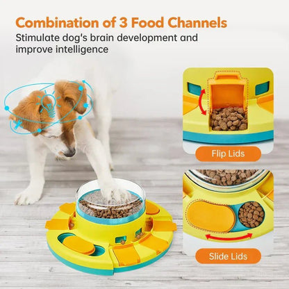 PUZZLEFEAST – Interactive Slow Feeder for Dogs and Cats