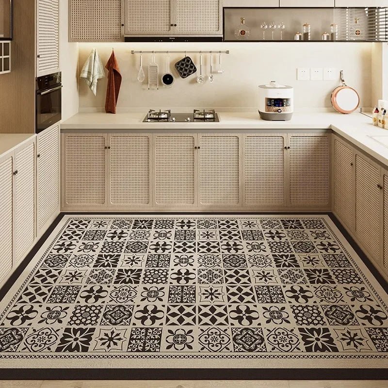 PVC Waterproof Non-Slip Kitchen Floor Mat - Oil-Proof, Comfortable & Customizable 1