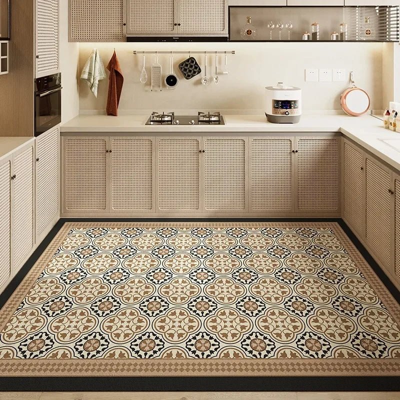 PVC Waterproof Non-Slip Kitchen Floor Mat - Oil-Proof, Comfortable & Customizable 11