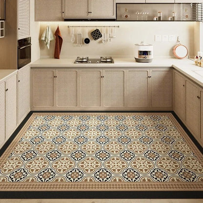 PVC Waterproof Non-Slip Kitchen Floor Mat - Oil-Proof, Comfortable & Customizable 11