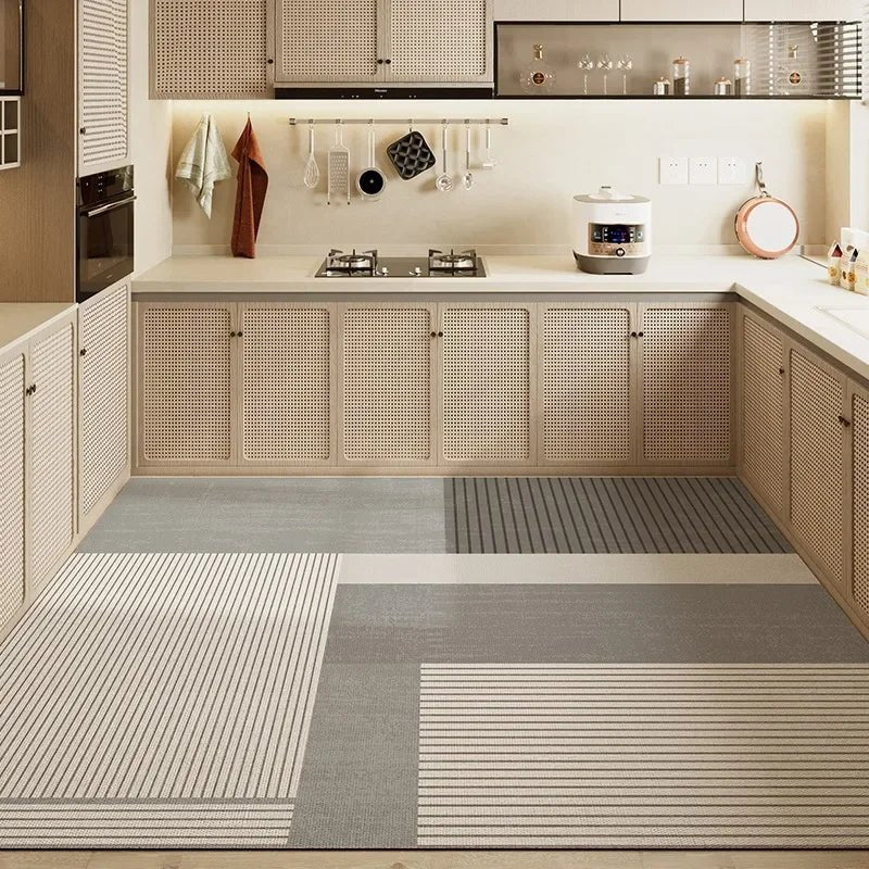 PVC Waterproof Non-Slip Kitchen Floor Mat - Oil-Proof, Comfortable & Customizable 6