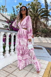 SOLENZA – Women’s Elegant Maxi Dress for Summer with Graceful Long Cut